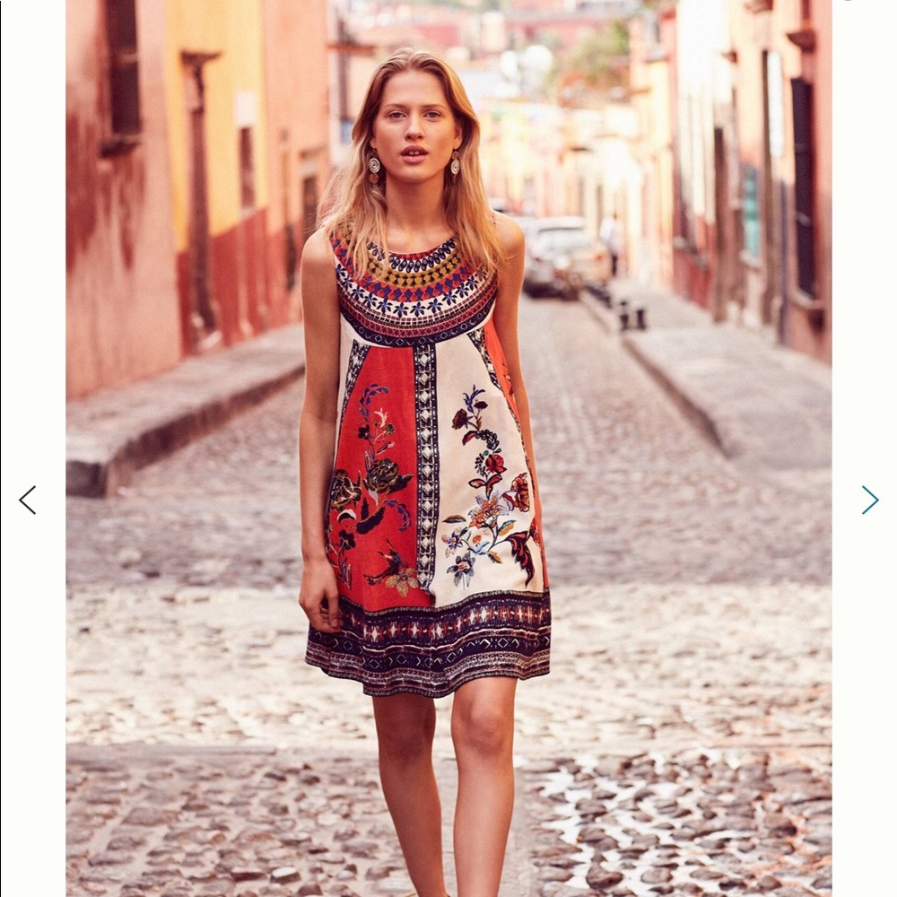 Maeve by Anthropologie Cirque Swing Dress Small